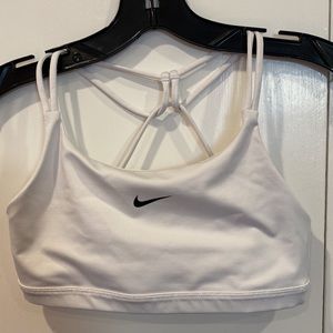 Nike Dri-Fit White Sports Bra Size S